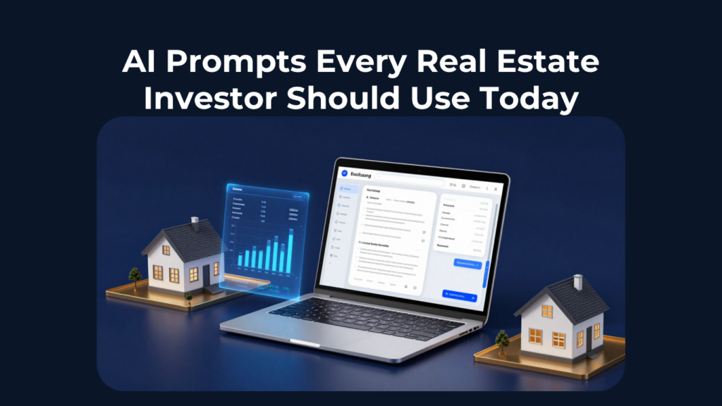 AI Prompts Every Real Estate Investor Should Use Today